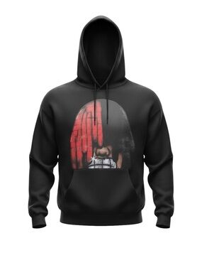 2 for $25 LGNDS NWT Black Graphic Pullover Hoodie with Cartoon Guy Motif